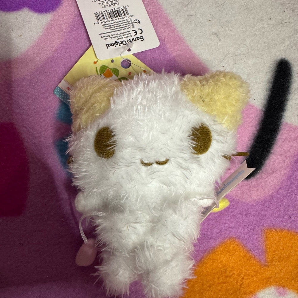 Sanrio Masyumaro Plush Keychain NWT🐱